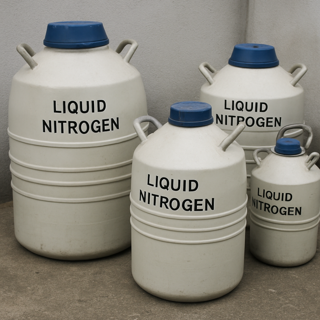 liquid nitrogen tank
