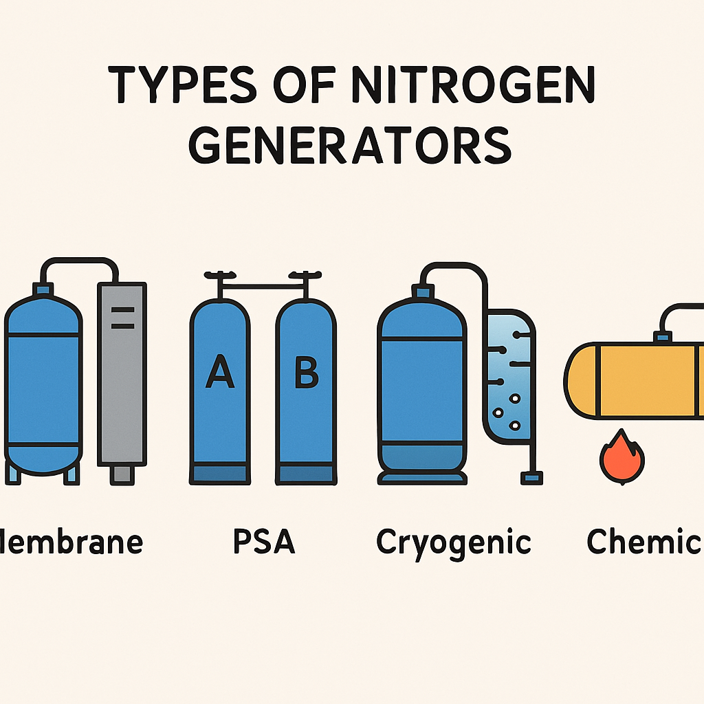 types of nitrogen generators