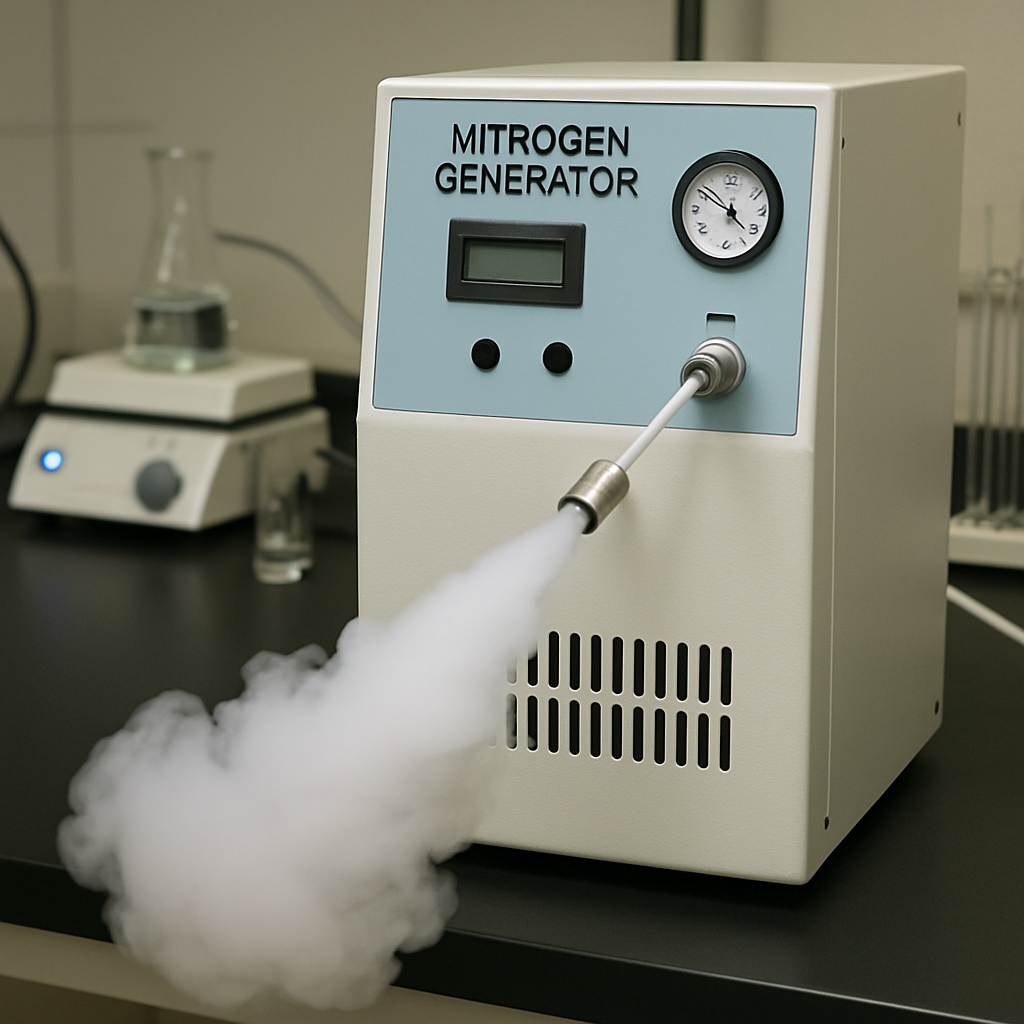 laboratory nitrogen generator action