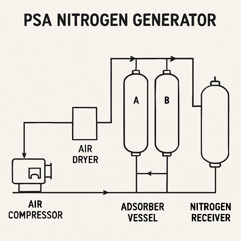 PSA nitrogen generator