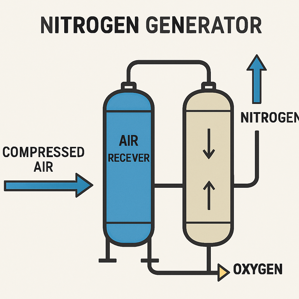 nitrogen generator for oil and gas ships