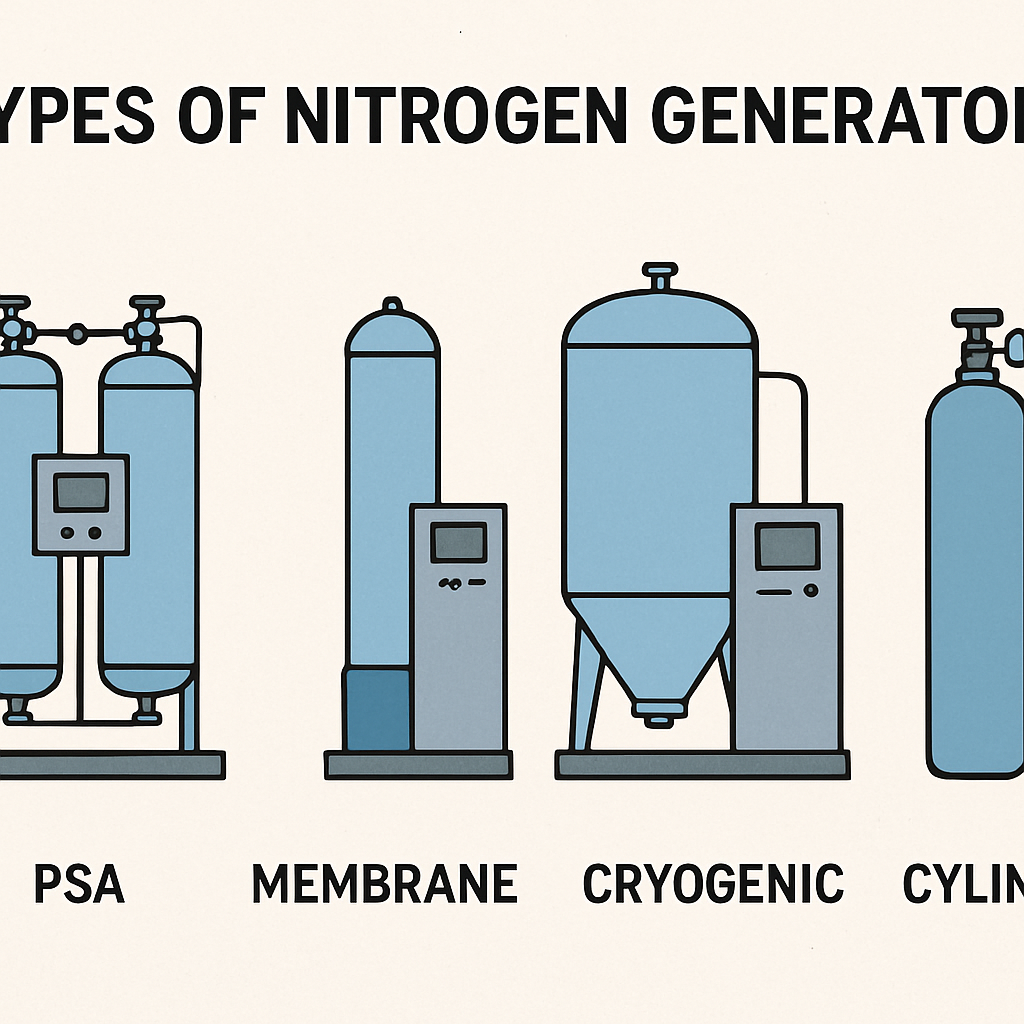 different types of nitrogen generator
