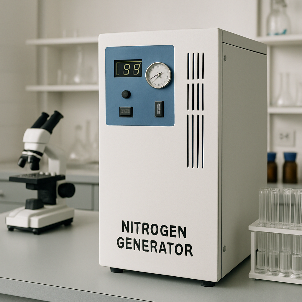 nitrogen generator in a laboratory