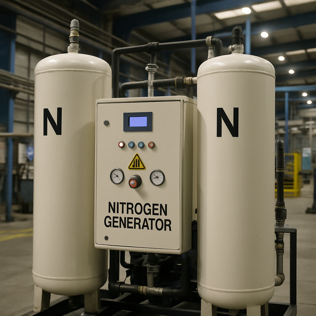 nitrogen generator in factory setting