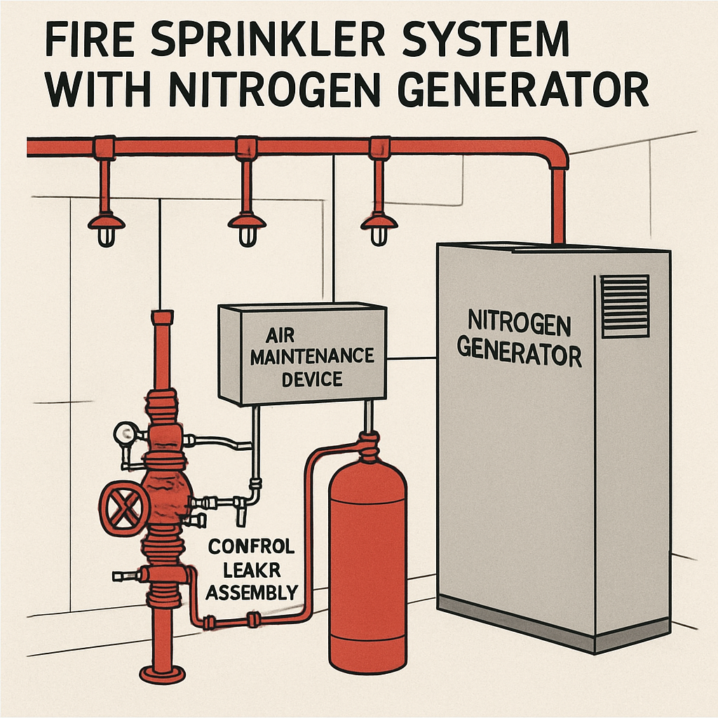 fire sprinkler nitrogen generator