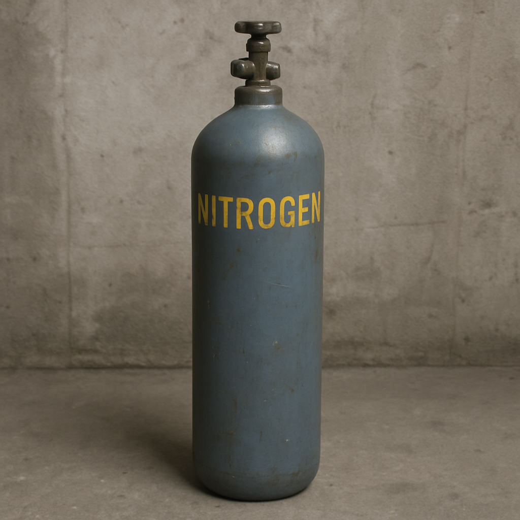 nitrogen gas tank