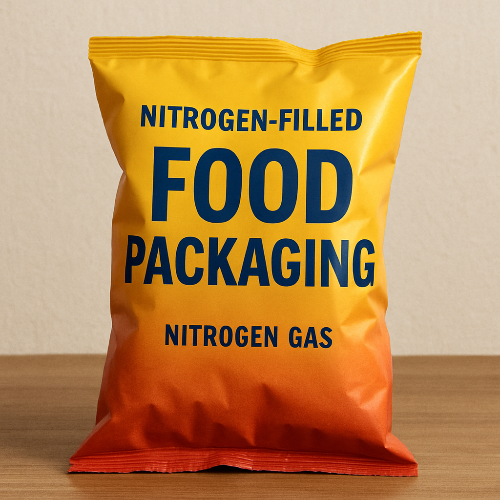 nitrogen filled food package