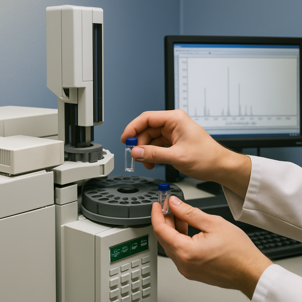 Analyzing chemical samples using GC-MS