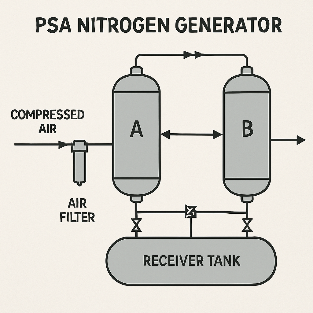 PSA nitrogen generator
