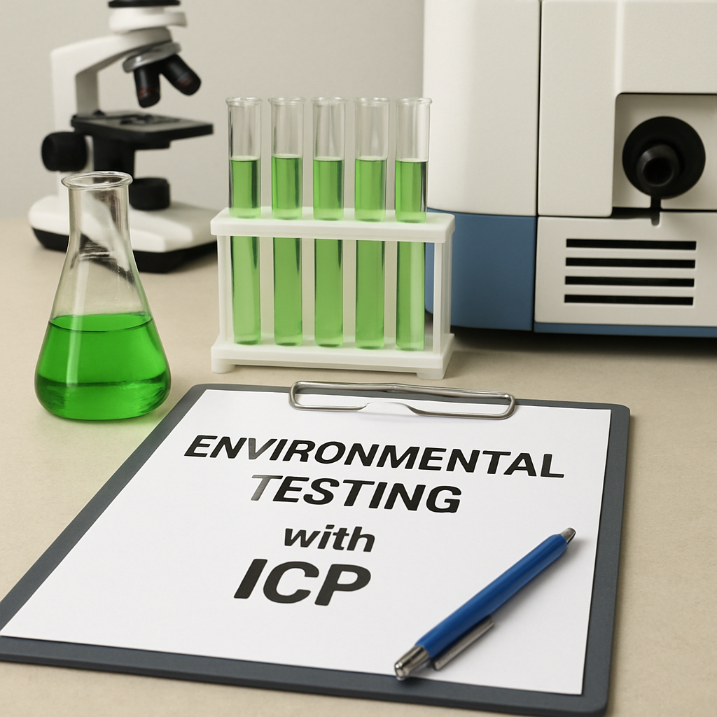 Environmental testing with icp