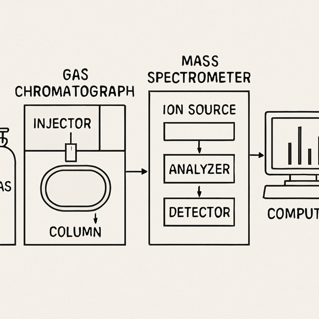 GC-MS equipment diagram