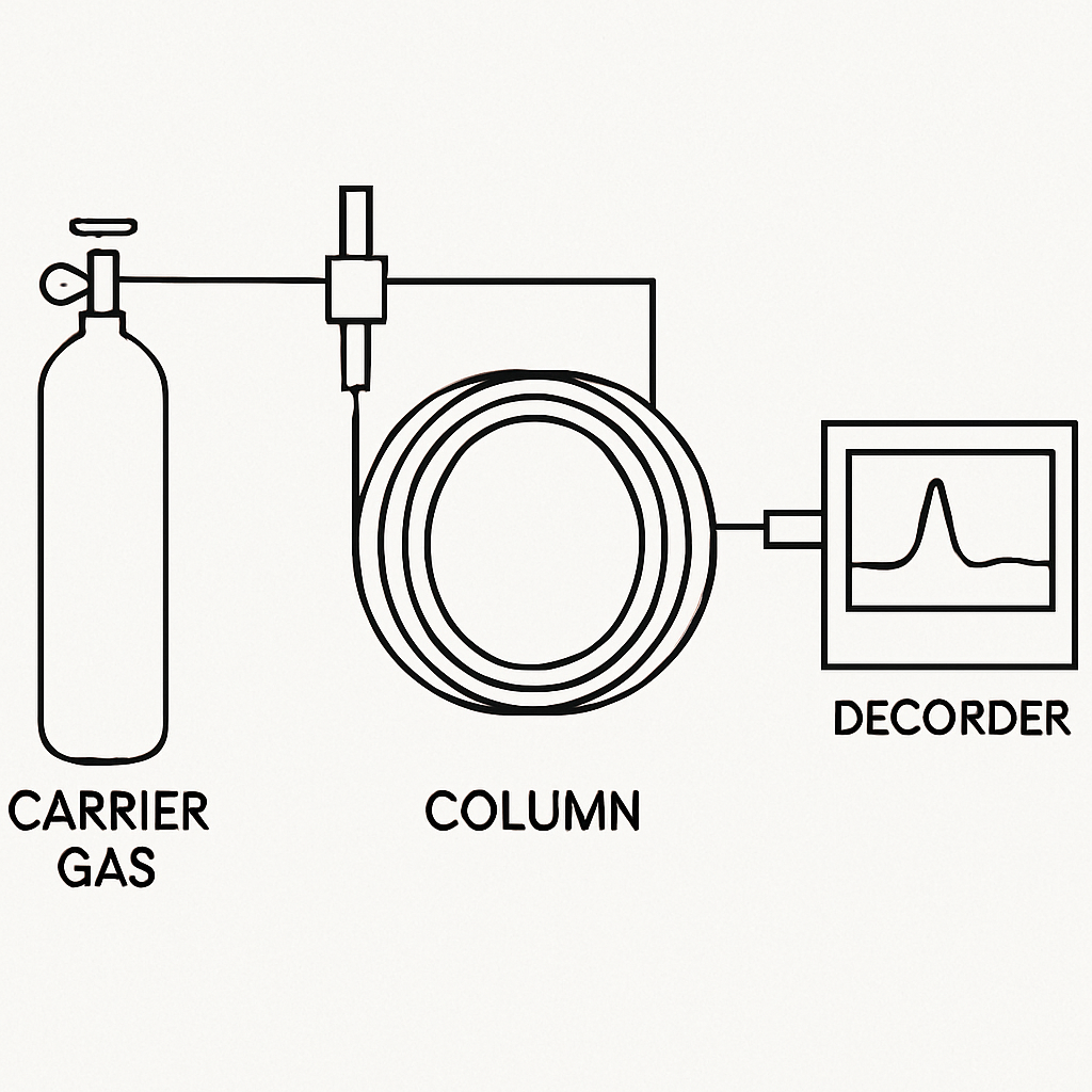 gas chromatography setup disgram
