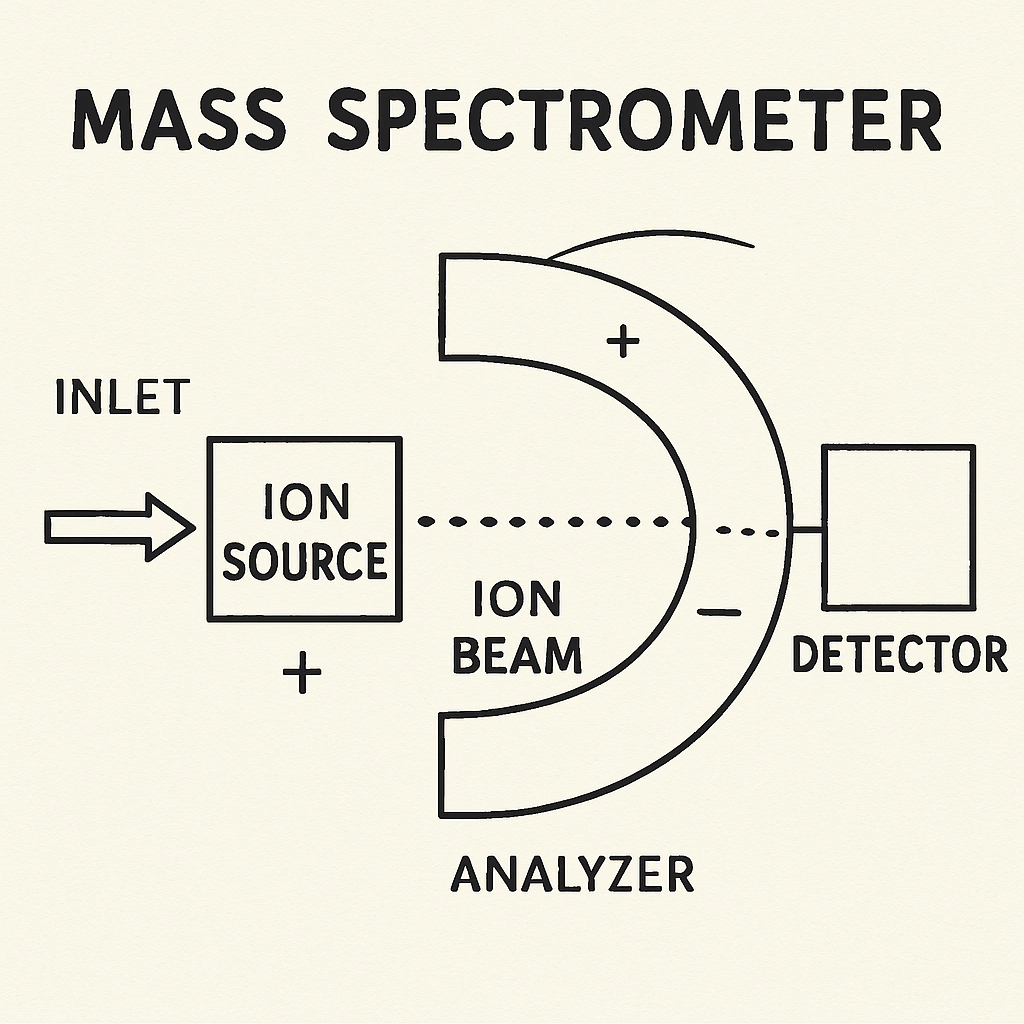 mass spectrometer diagram