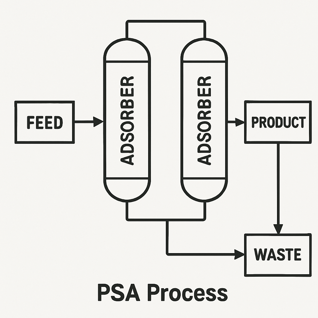 diagram of PSA process