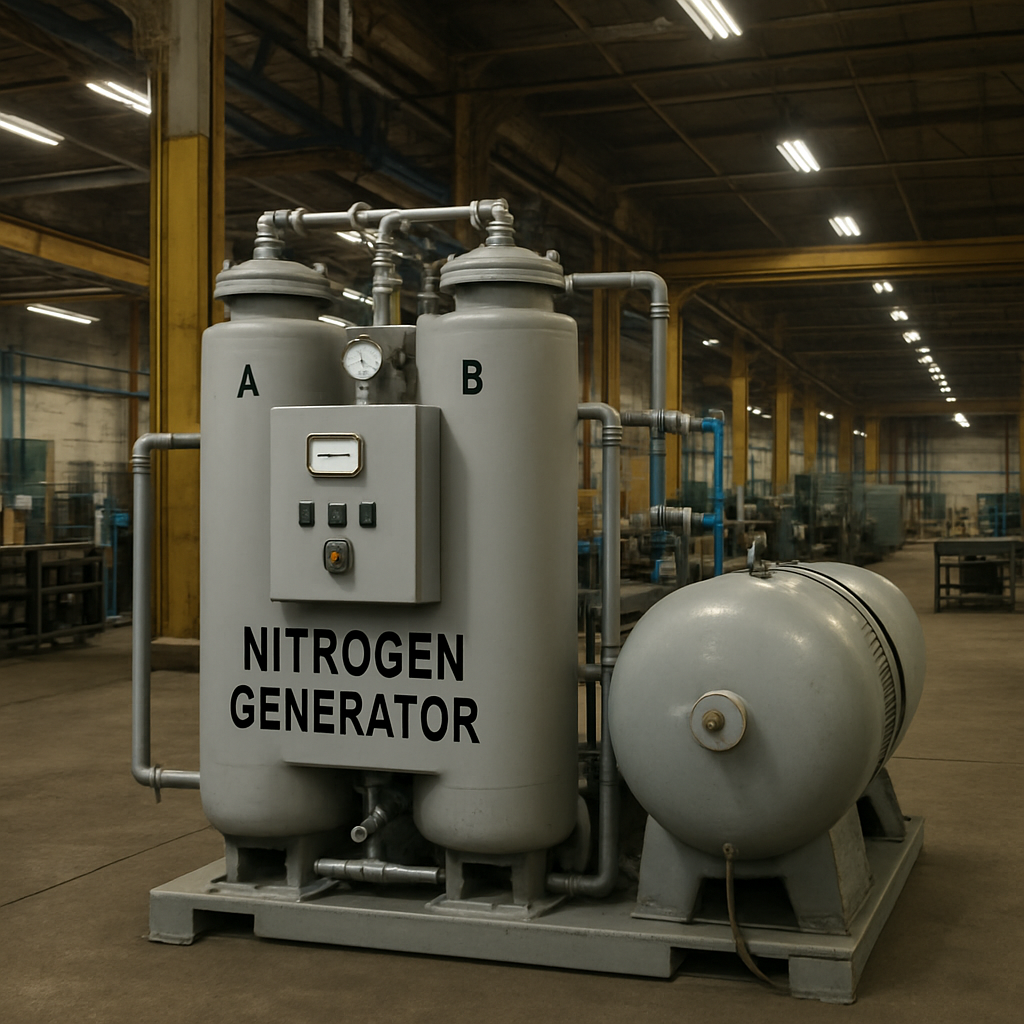 nitrogen genrator in factory setting