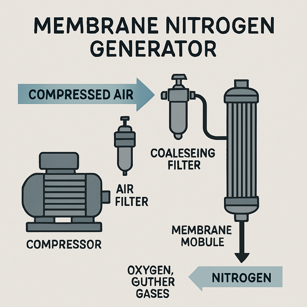 membrane nitrogen generator