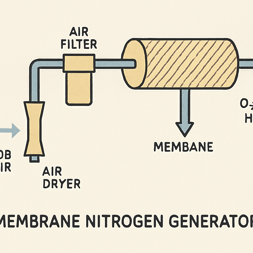 membrane nitrogen generator