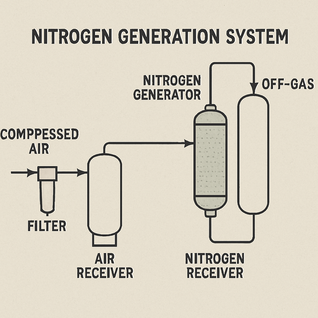 nitrogen generator for food