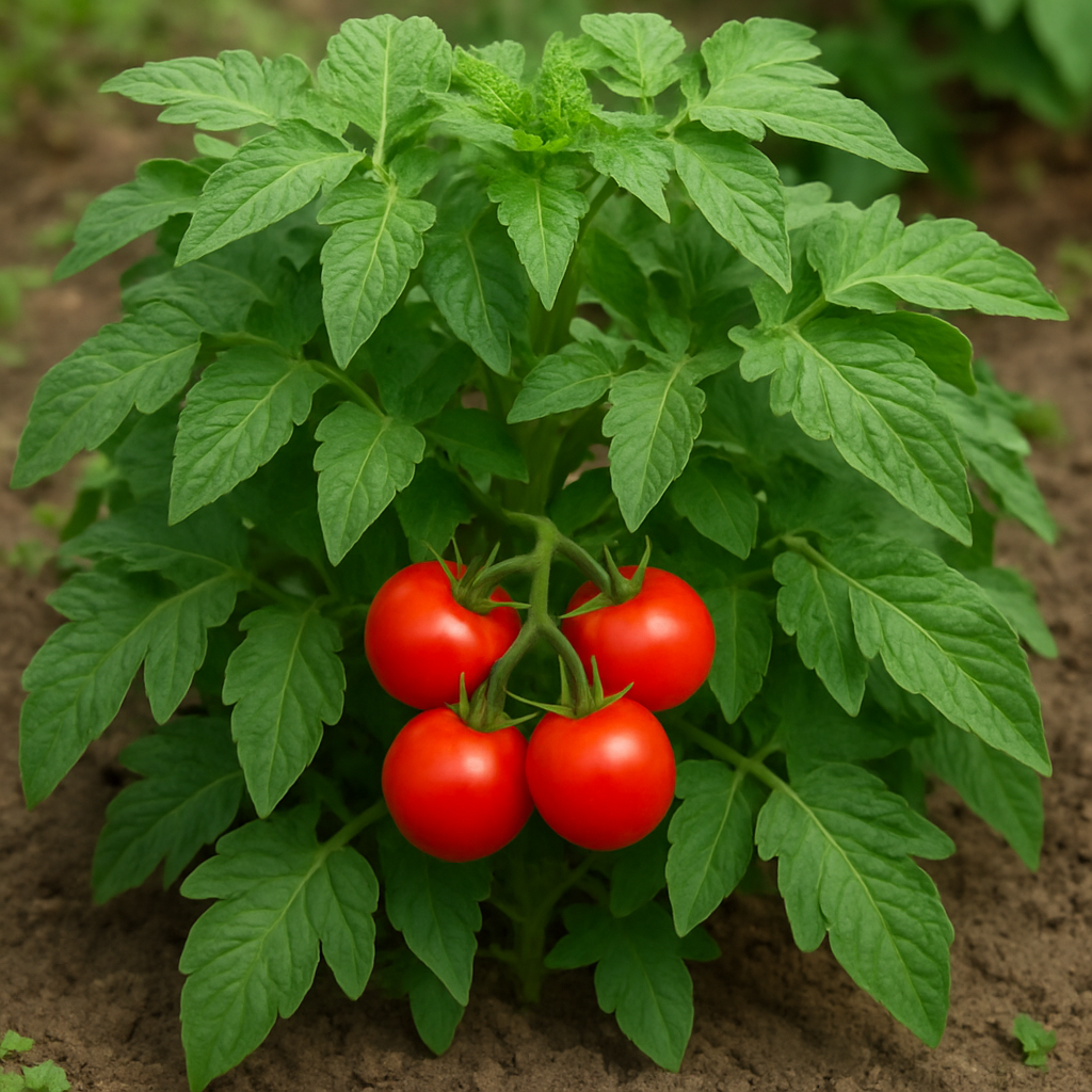 tomato plant nitrogen deficiency​