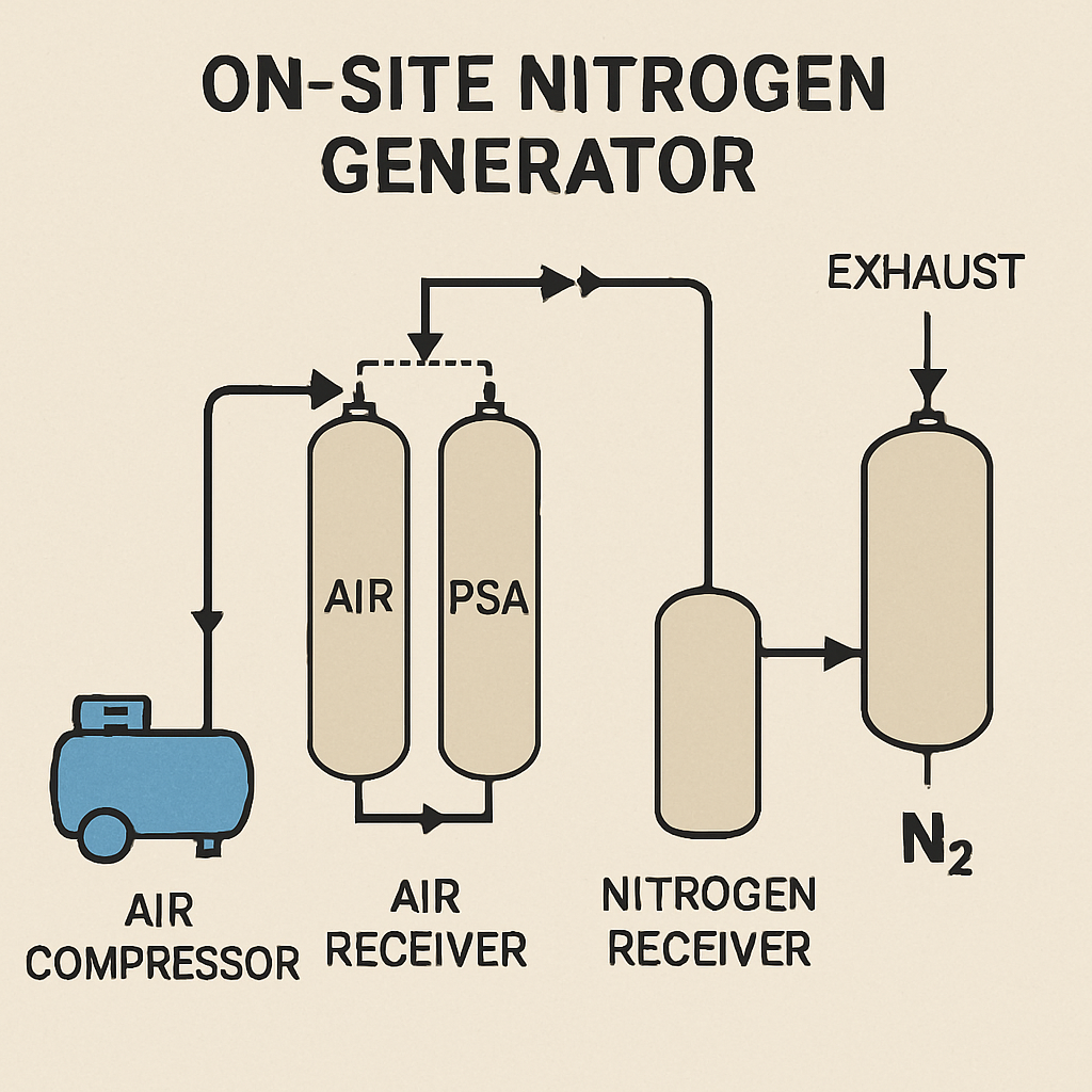 on site nitrogen generator for SMT factory