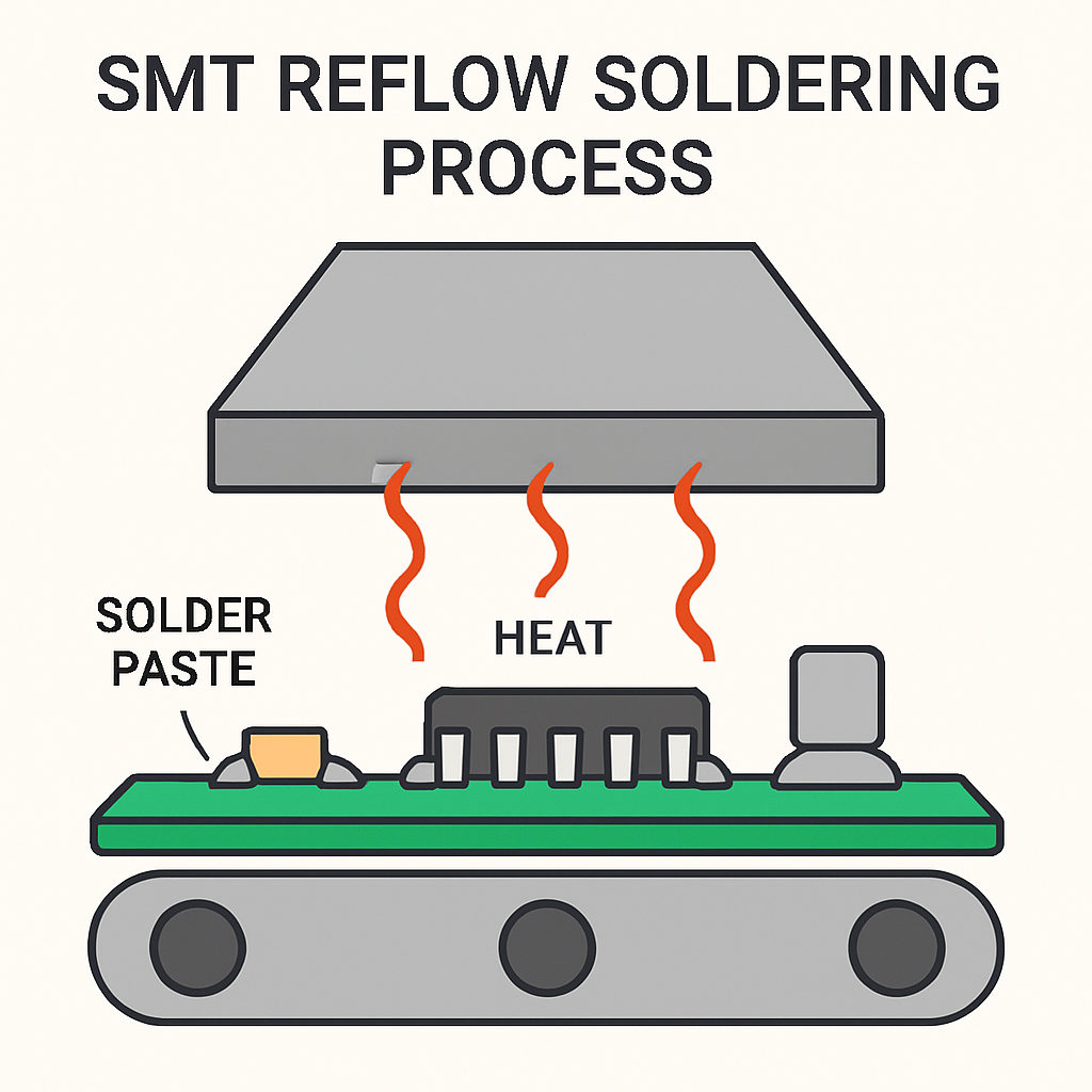 SMT reflow soldering