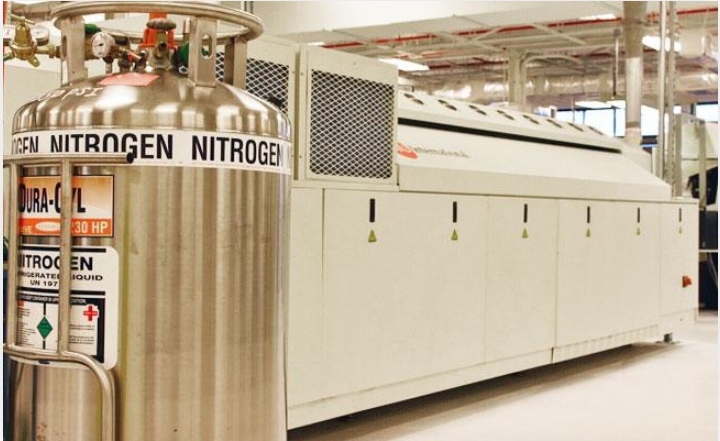 PSA nitrogen generators for SMT